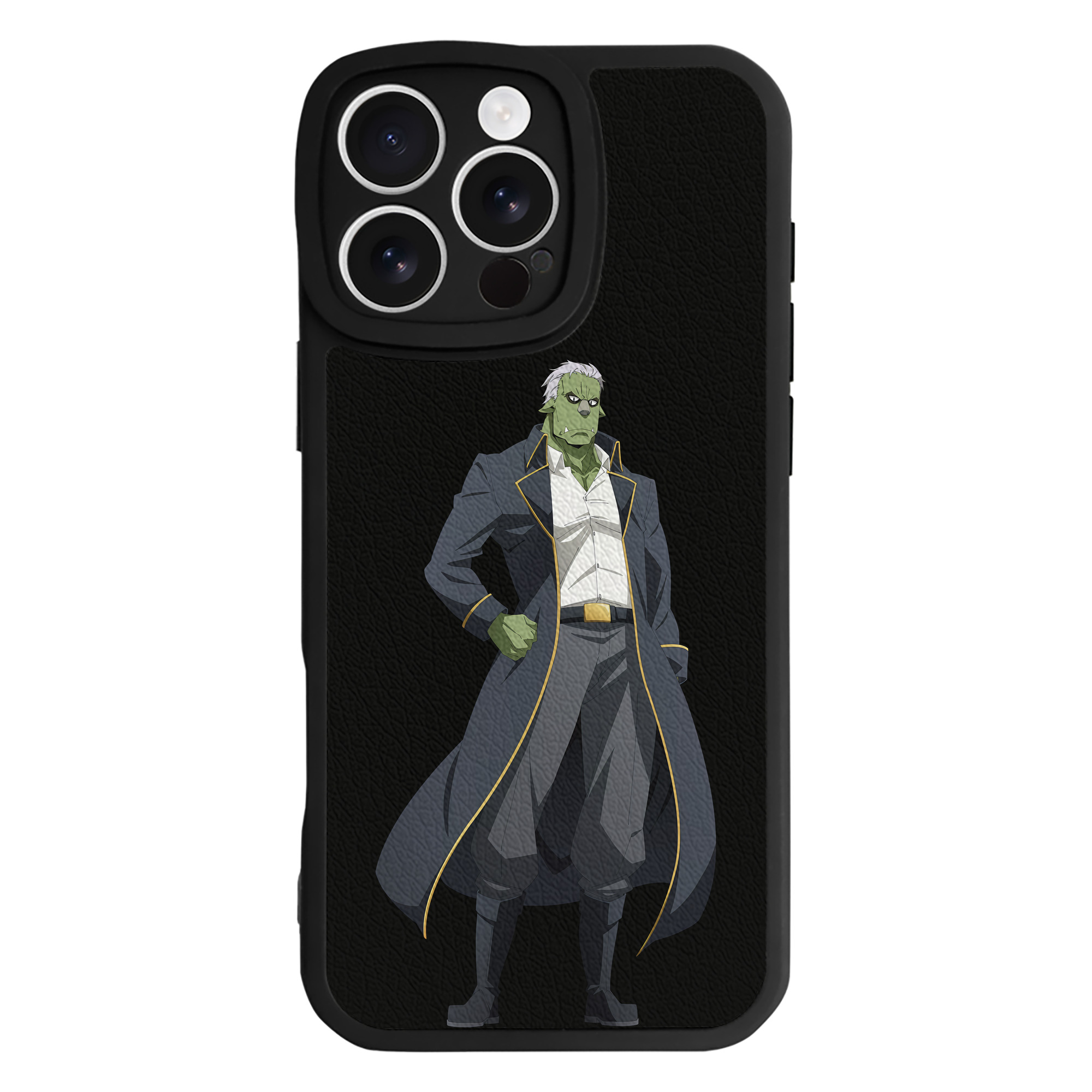 （画像用） 転スラ Regarding Reincarnated to Slime 【iPhone 16シリーズ対応】シリコンスマホケース（レザー調） 材質：シリコン